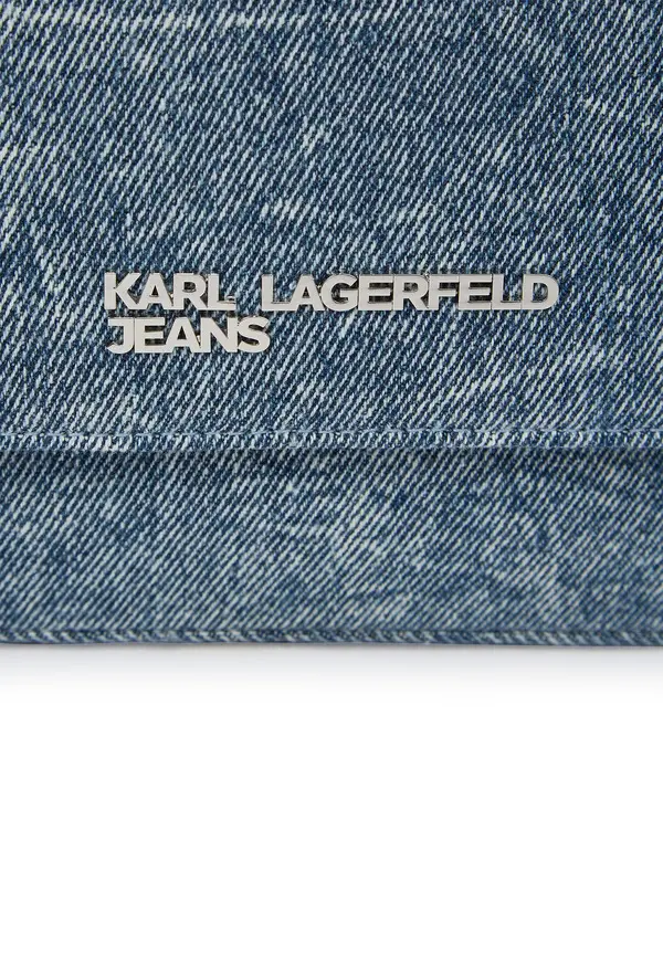 Acid Wash Denim Crossbody Bag 6 Image