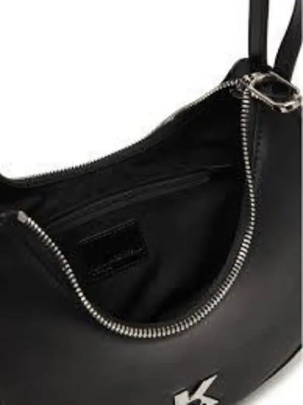 Leather Crescent Soft Leather Hobo Shoulder Bag 2 Image