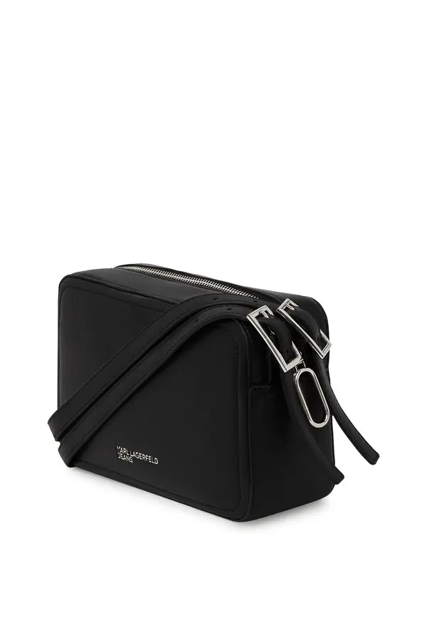 K-Logo Soft Leather Camera Bag 1 Image