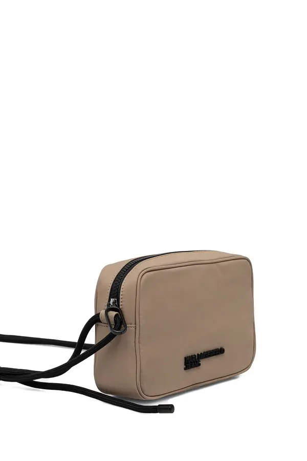 Nylon Crossbody Bag With Colored Rope Strap 1 Image