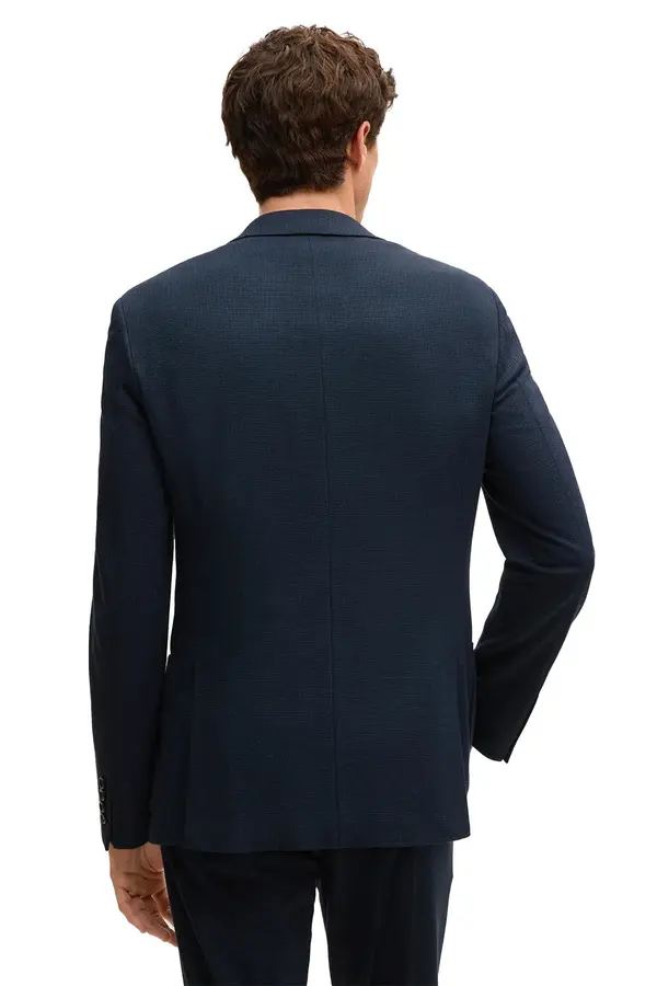 Slim Fit Classic Lapel Single Breasted Blazer 1 Image