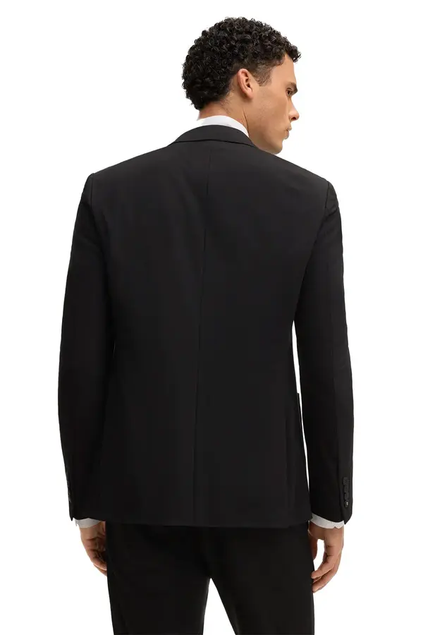 Slim Fit Suit Modular Blazer with Classic Lapel 2 Image