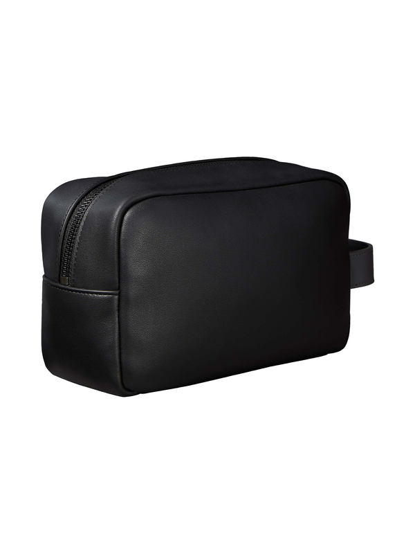 Leather Embossed Monologo Wash Bag 2 Image