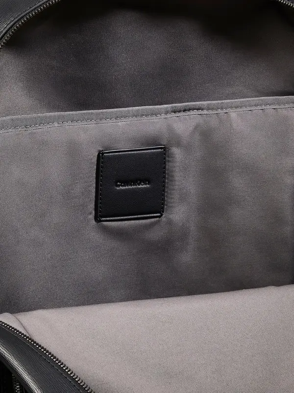 SaffianoLeatherEmblemLogoBackpack Bag 1 Image