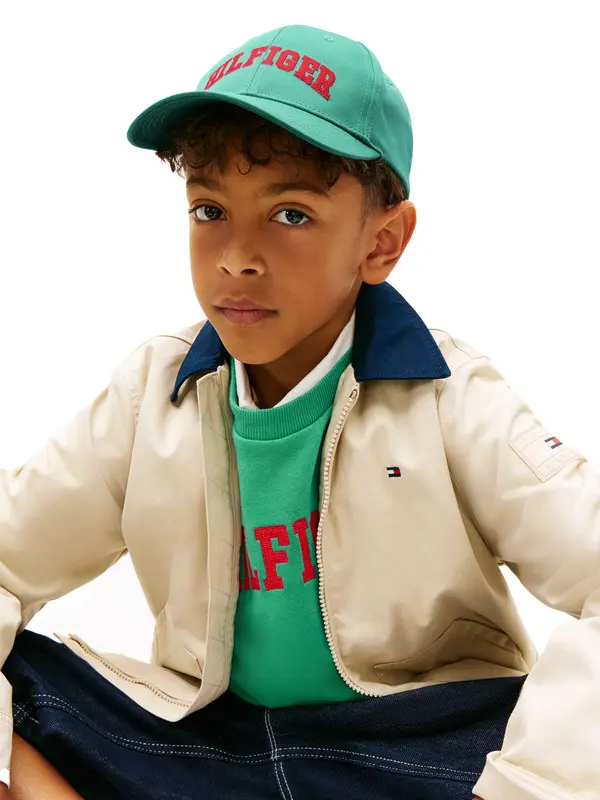 Kids Neutral Logo Embroidery Twill Baseball Cap 1 Image
