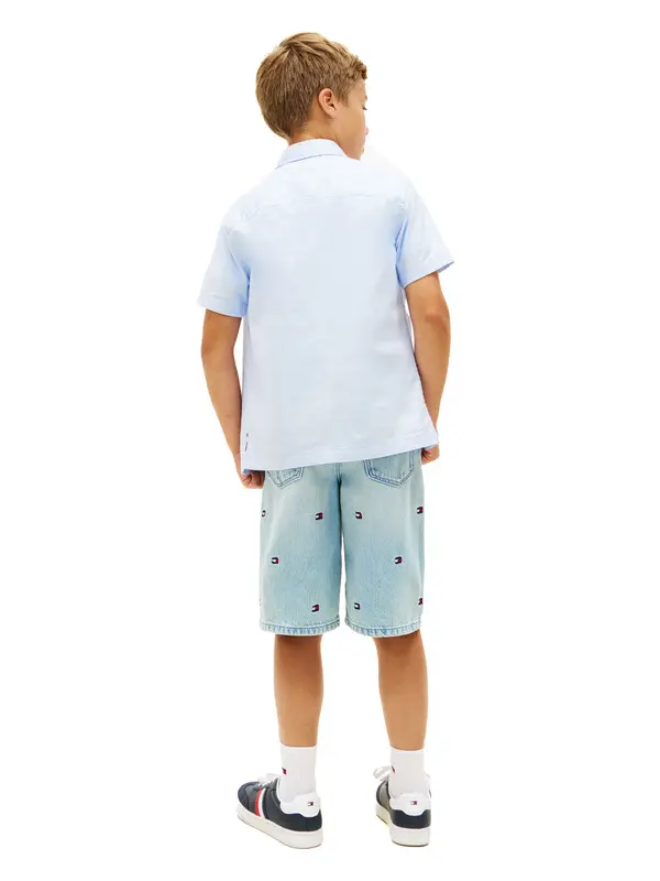 Kids Boys Short Sleeve Oxford Shirt 3 Image
