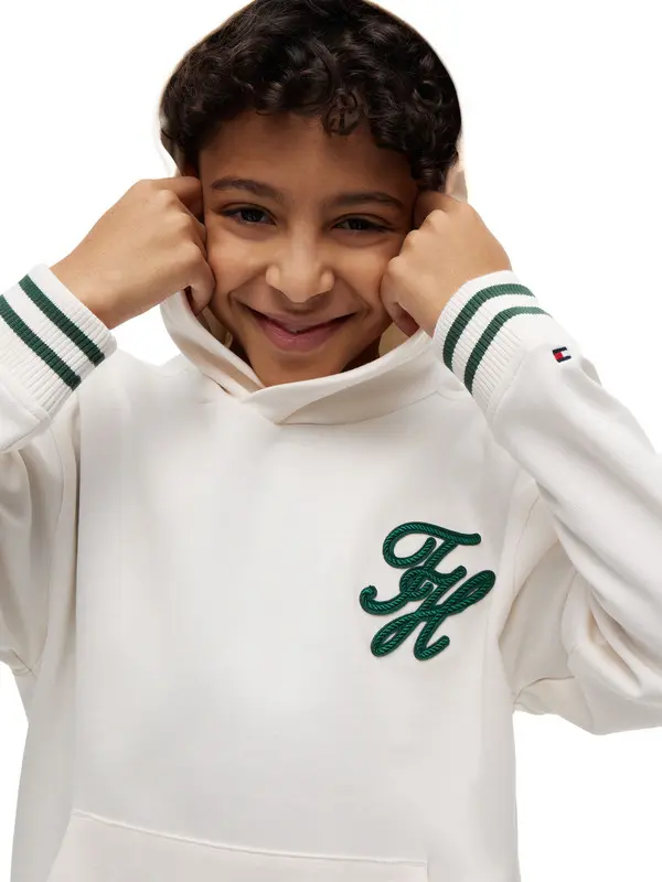 Kids Boys Varsity Monogram Hoodie 3 Image