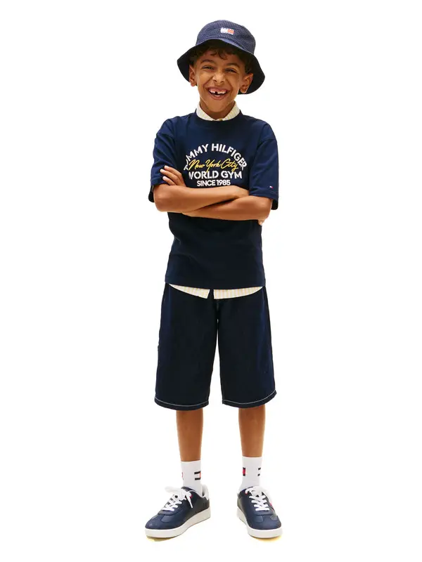 Kids Boys Logo Graphic Jersey T-Shirt  2 Image