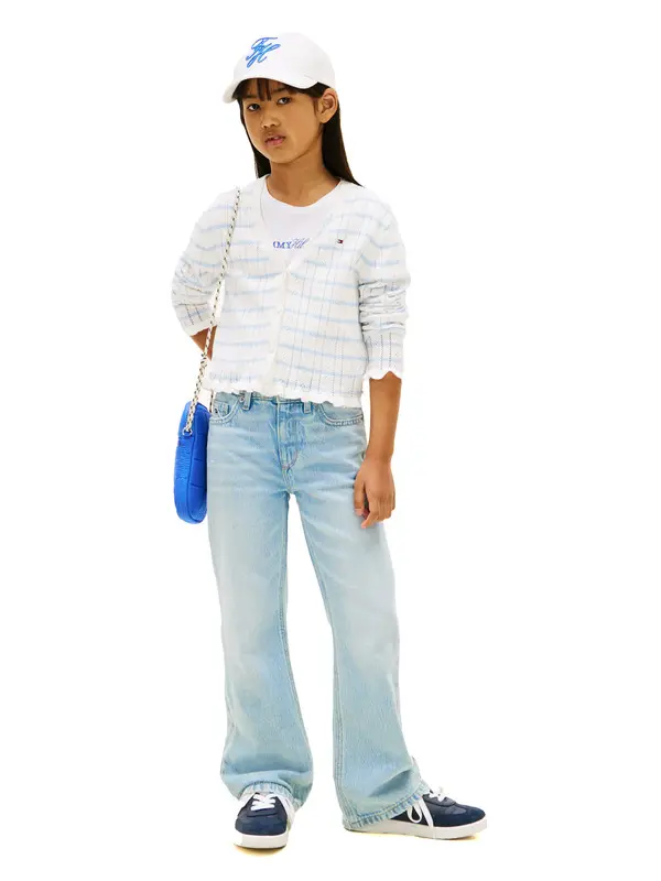 Kids Girls Flared Leg Jeans  2 Image