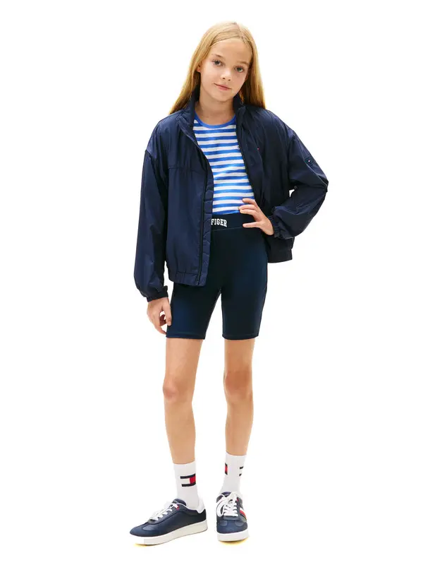 Kids Girls Fitted Cycling Shorts 2 Image