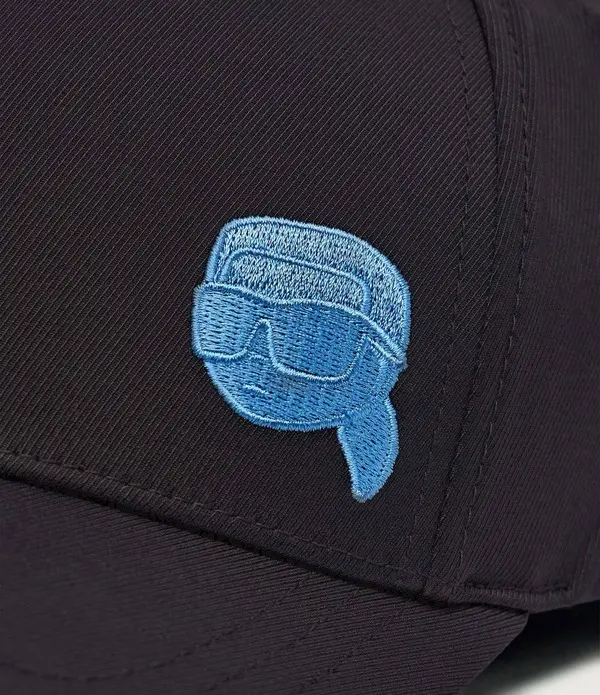 Ikonik Blue Embroidery Baseball Cap 1 Image