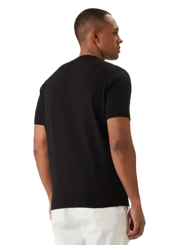 Regular Fit Textured Short Sleeve Knit T-shirt 2 Image