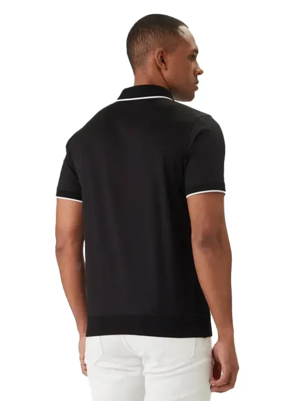 Tipped Contrast Short Sleeve Polo 1 Image