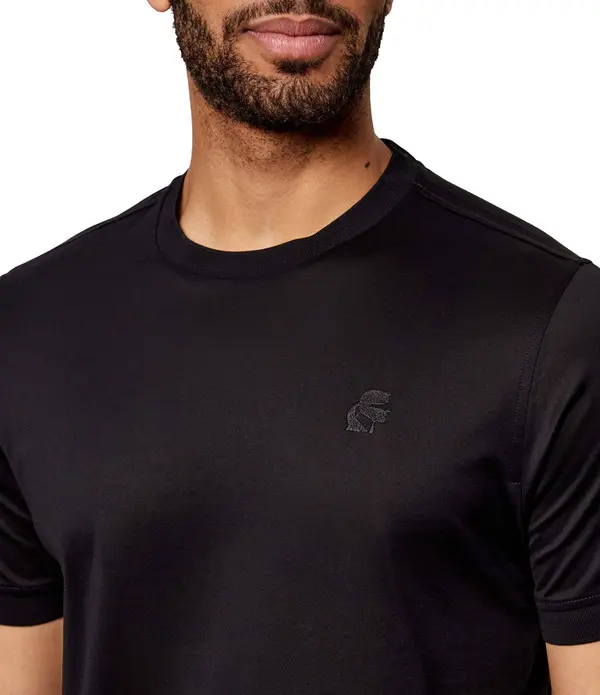 Regular Fit Mercerized Cotton Logo T-Shirt 1 Image