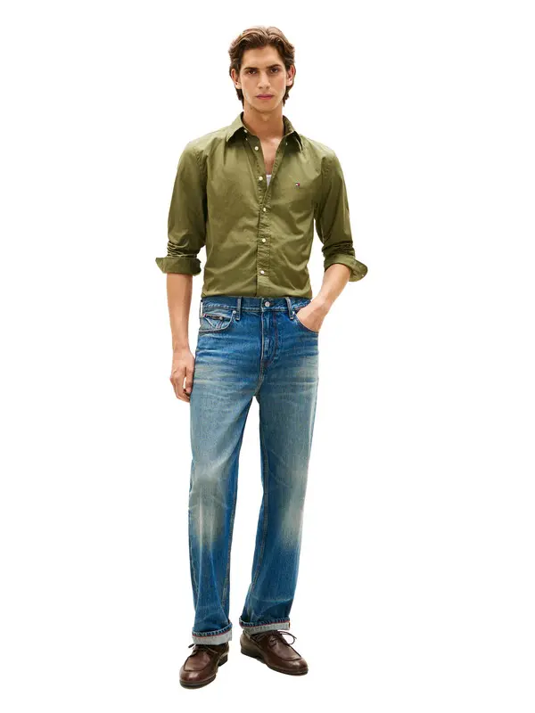 TH Flex Regular Fit Poplin Shirt 3 Image