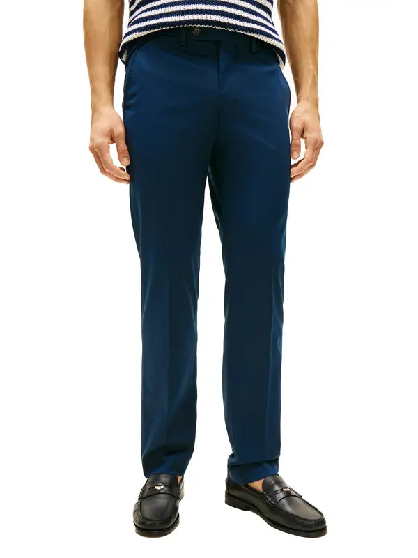 Sleek Smart Casual Denton Straight Chino Trouser 3 Image