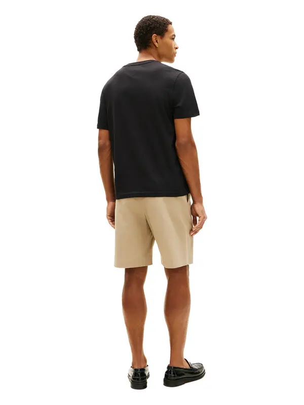 Logo Embroidery Jersey Crew Neck T-Shirt 1 Image