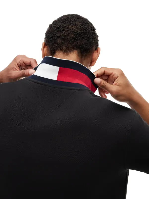 Regular Fit Tipped Cotton Piqué Polo 2 Image