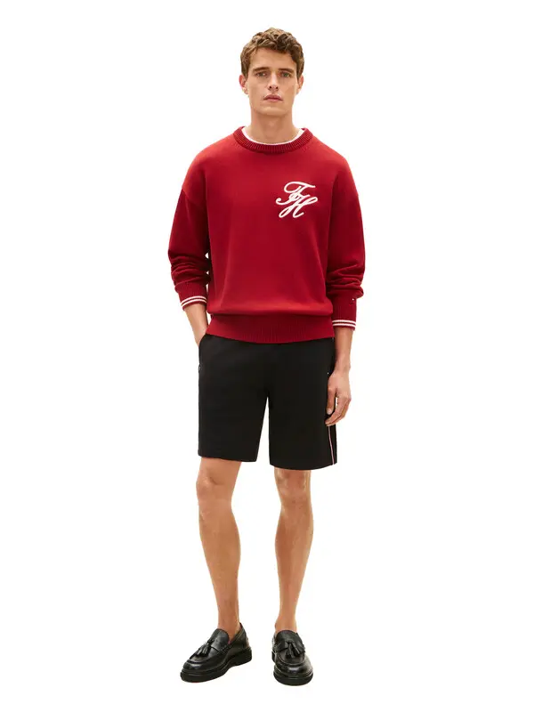 Global Side Stripe Cotton Sweatshort 2 Image