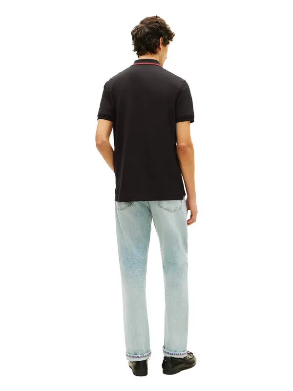 TH Flag Performance Tipped Polo Shirt  2 Image