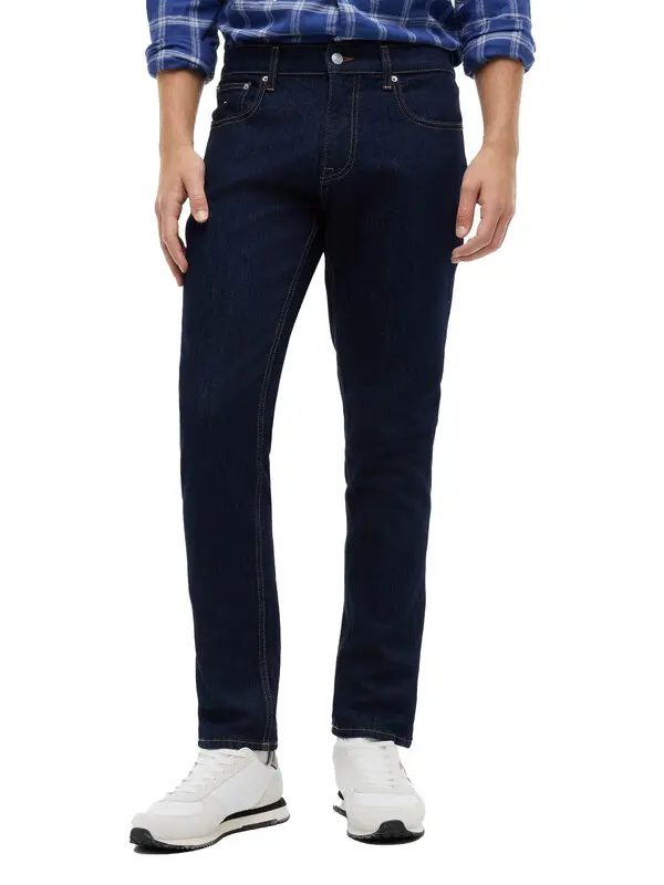 Scanton Slim Fit Dark Wash Jeans 3 Image