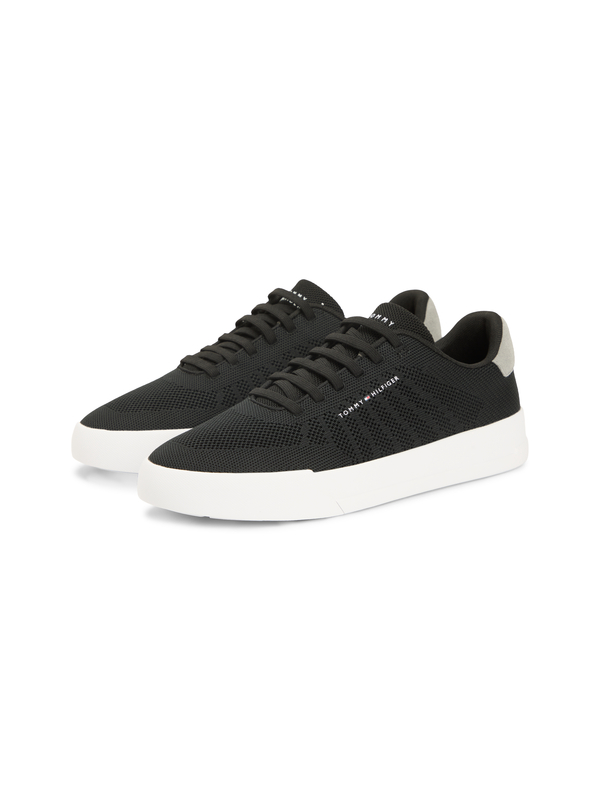 Logo Knit Court Sneakers 1 Image