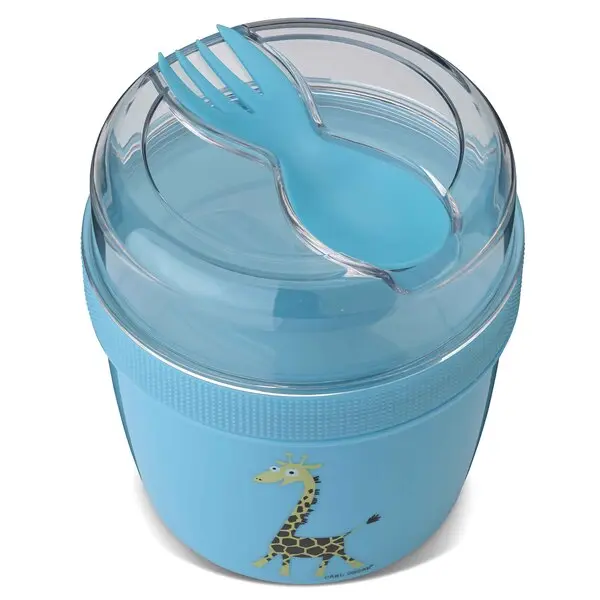 N'Ice Cup L, Lunch Box - Turquoise-Giraffe 4 Image