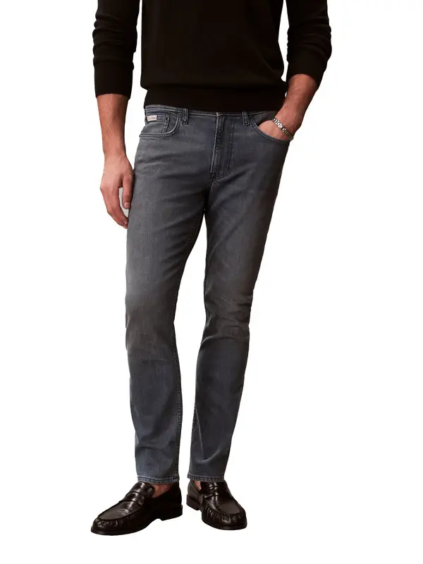 Slim Fit Jeans in Mid-Grey Authentic Wash 2 Image