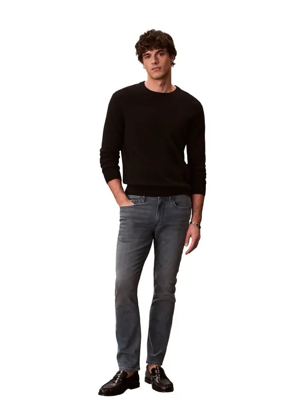 Slim Fit Jeans in Mid-Grey Authentic Wash 3 Image