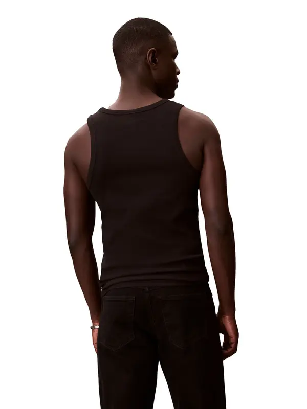 Slimm Fit Ribbed Tank Top 2 Image