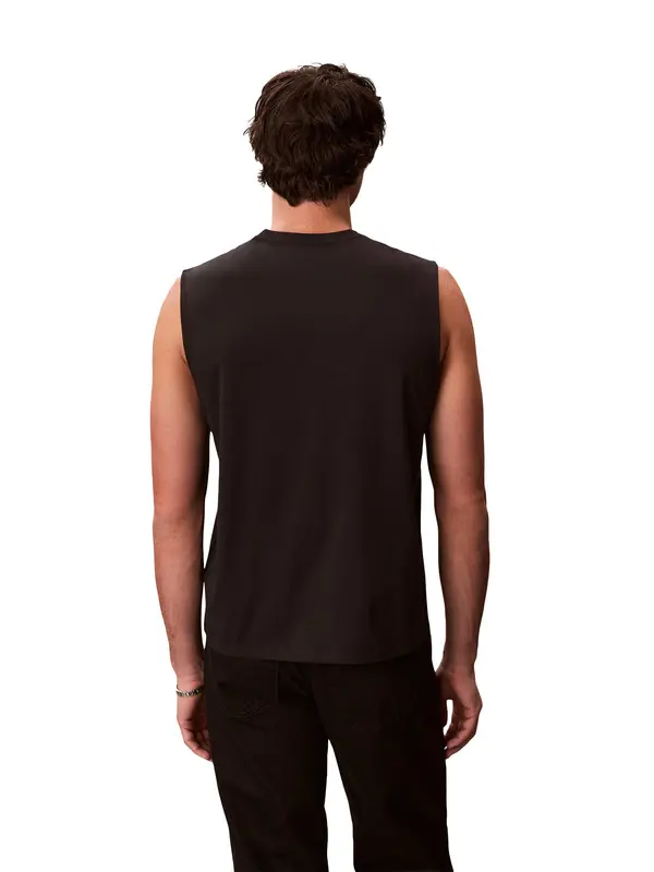 Monogram Cotton Ribbed Tank Top 2 Image
