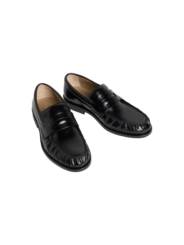 Polished Leather Penny Loafers 2 Image