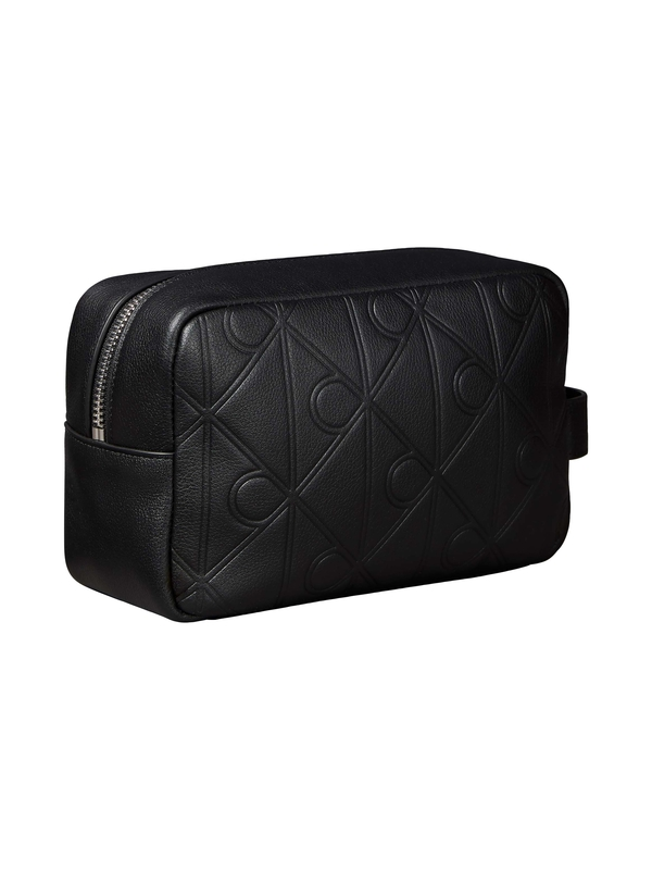 Logo-embossed Leather Wash Bag 2 Image