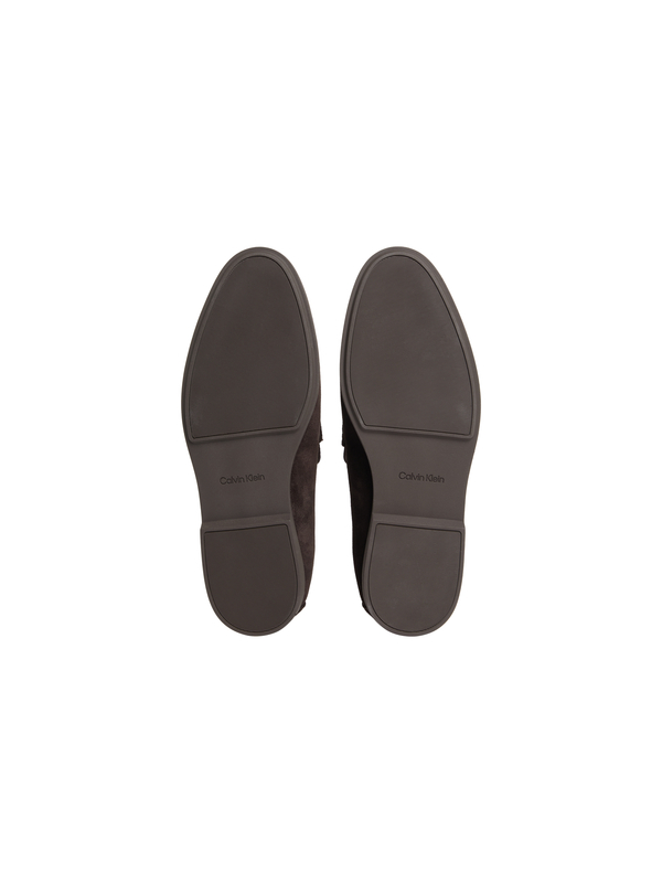 Suede Moc-Toe Slip-On Loafers 1 Image