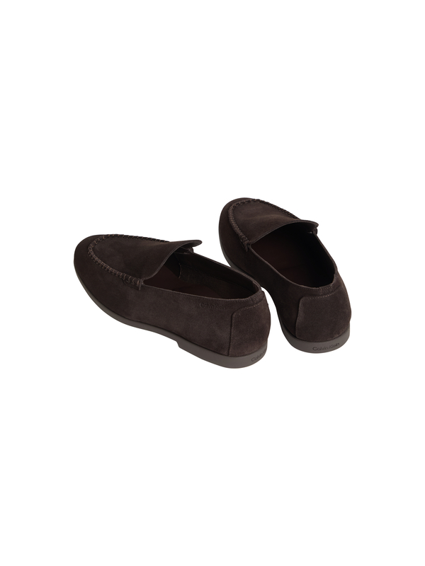 Suede Moc-Toe Slip-On Loafers 2 Image