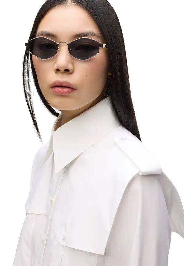 Relaxed Fit Cape-Detail Poplin 1 Image
