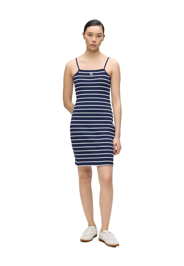 Icon Striped Jersey Dress 2 Image