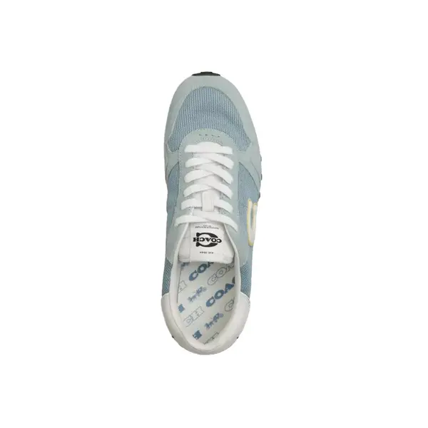 Suede & Mesh Retro Lace Up Sneakers 3 Image