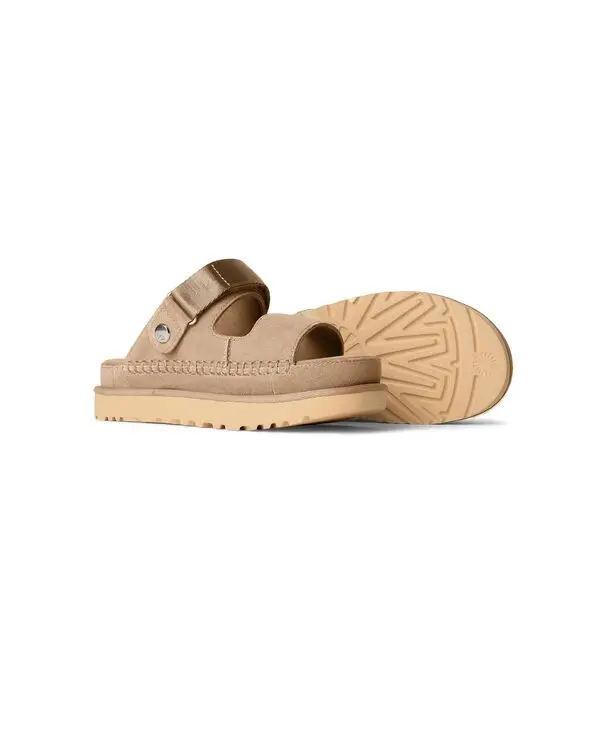 Goldenstar Glide Suede Double Straps Sandals 3 Image