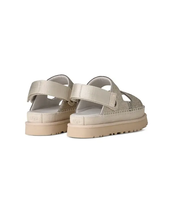  Goldenstar Suede Crackle Glide Sandals 1 Image
