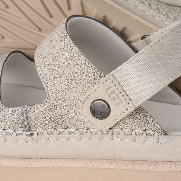  Goldenstar Suede Crackle Glide Sandals 3 Image