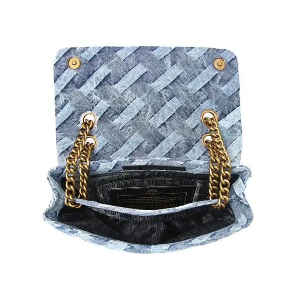 Large Denim Kensington Shoulder Bag 2 Image