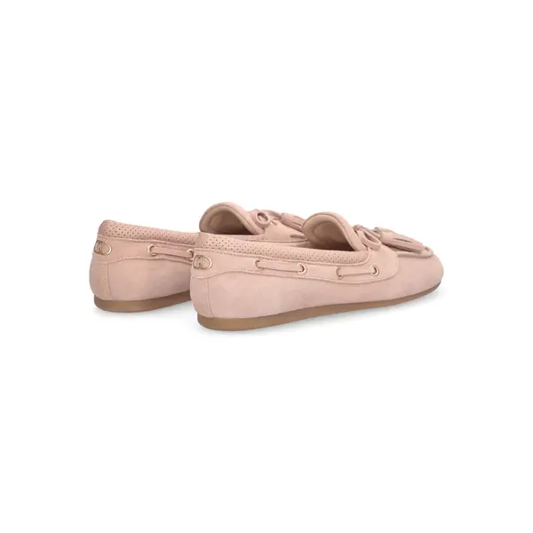 Soft Suede Tassel Moccasins with Fringes Details 2 Image