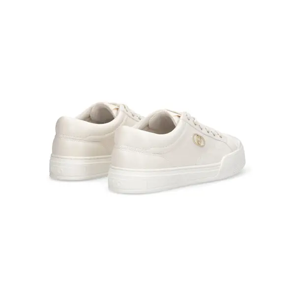 Low-Top Sneakers with Tonal Overlays and Gold Logo Detail 3 Image