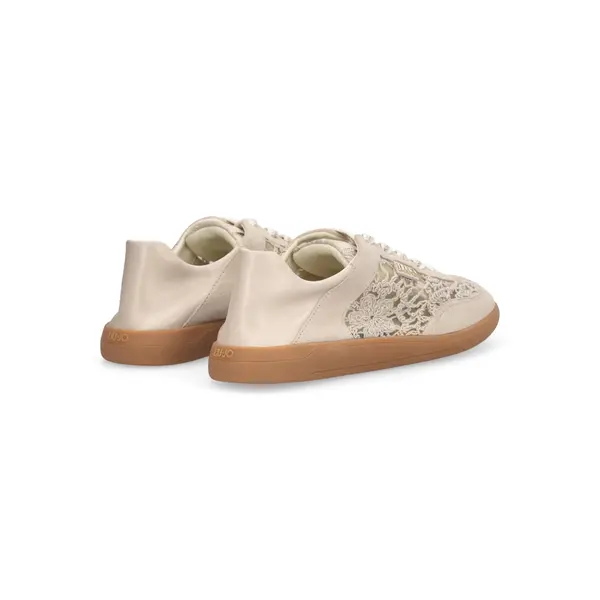 Suede and Lace Lace-Up Sneakers 2 Image