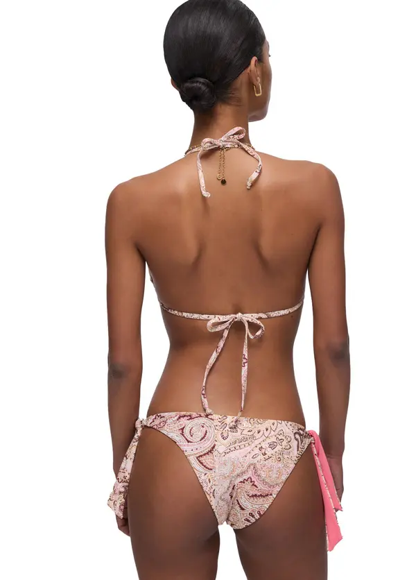 Triangle Bikini Top With Print 2 Image