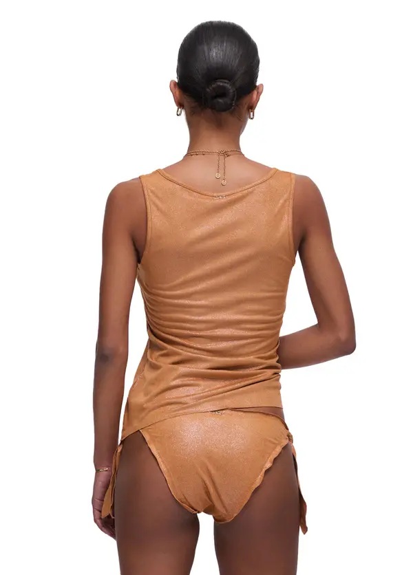 Iridescent Jersey Sleeveless Top 2 Image