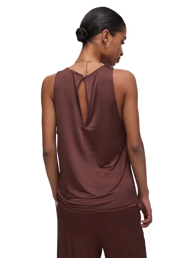 Viscose-Blend Yarns Shiny Jersey Top 2 Image
