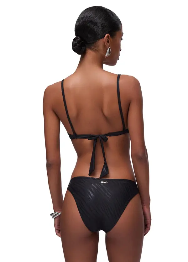 Zebra Push-Up Bikini And Bottoms 2 Image