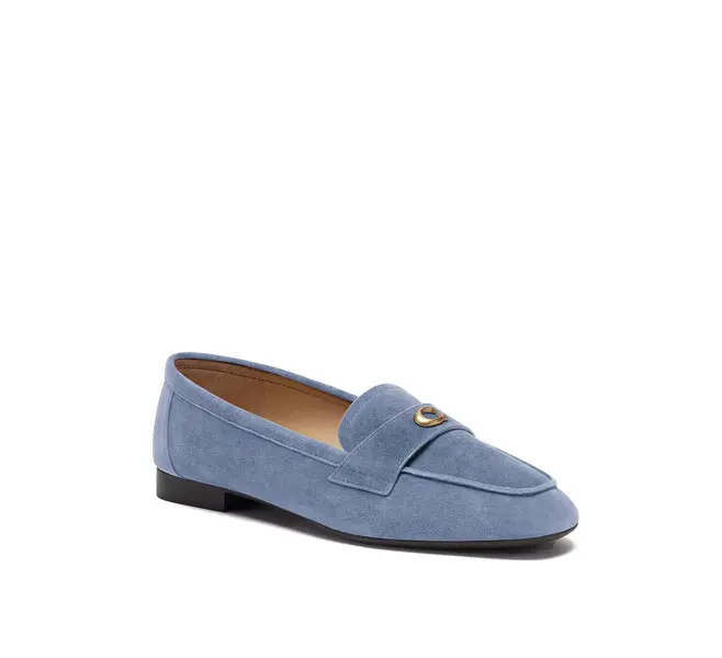 Premium Suede Almond-Toe Sculpted C Loafers 1 Image